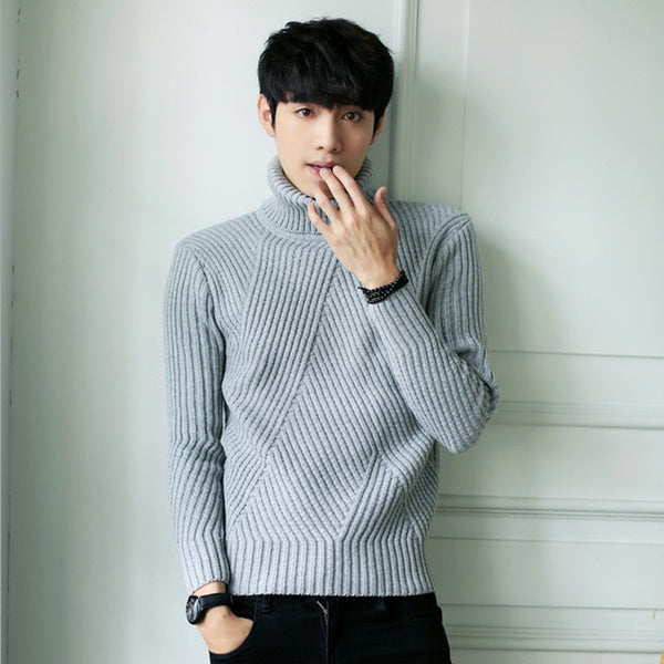 Turtle Neck Sweater Men