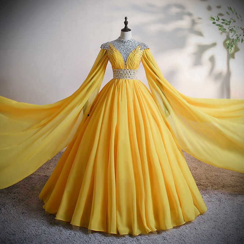 Luxury Rhinestone Beading Collar Shoulder Veil Ball Gown Opera Medieval Renaissance Victoria Dress Ball Gown