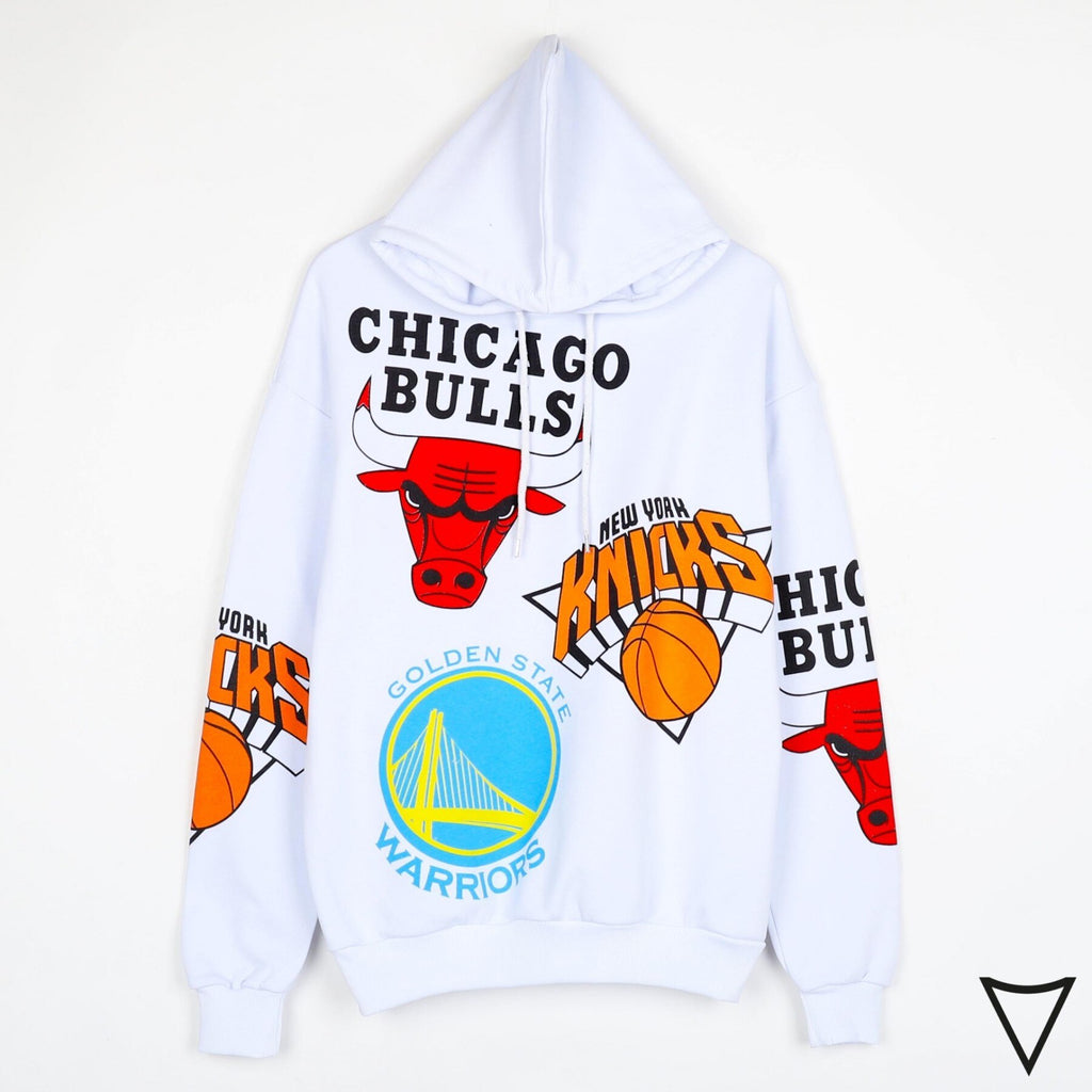 Chicago Buls Printed Oversize Unisex Sweatshirt
