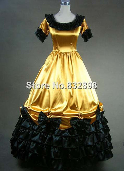 Short Sleeves Victorian Lolita Dress Ball Gowns