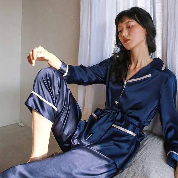 Silk Pajamas Set Women